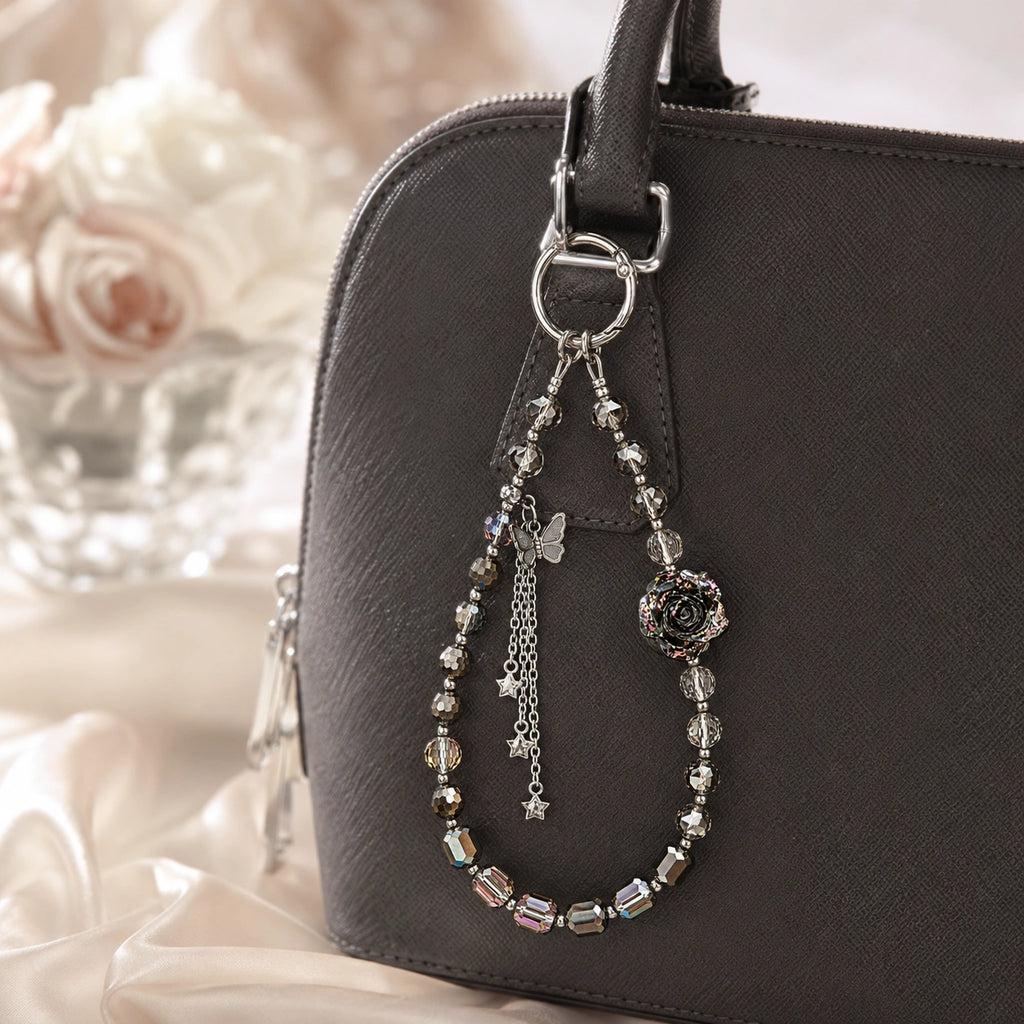 Gothic Crystal Phone Strap