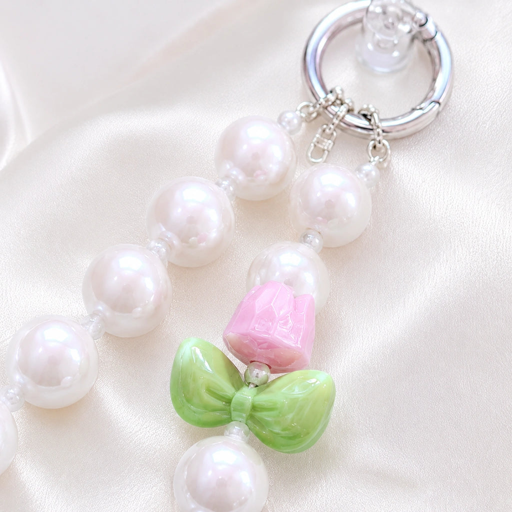 Milky White Bead Strap