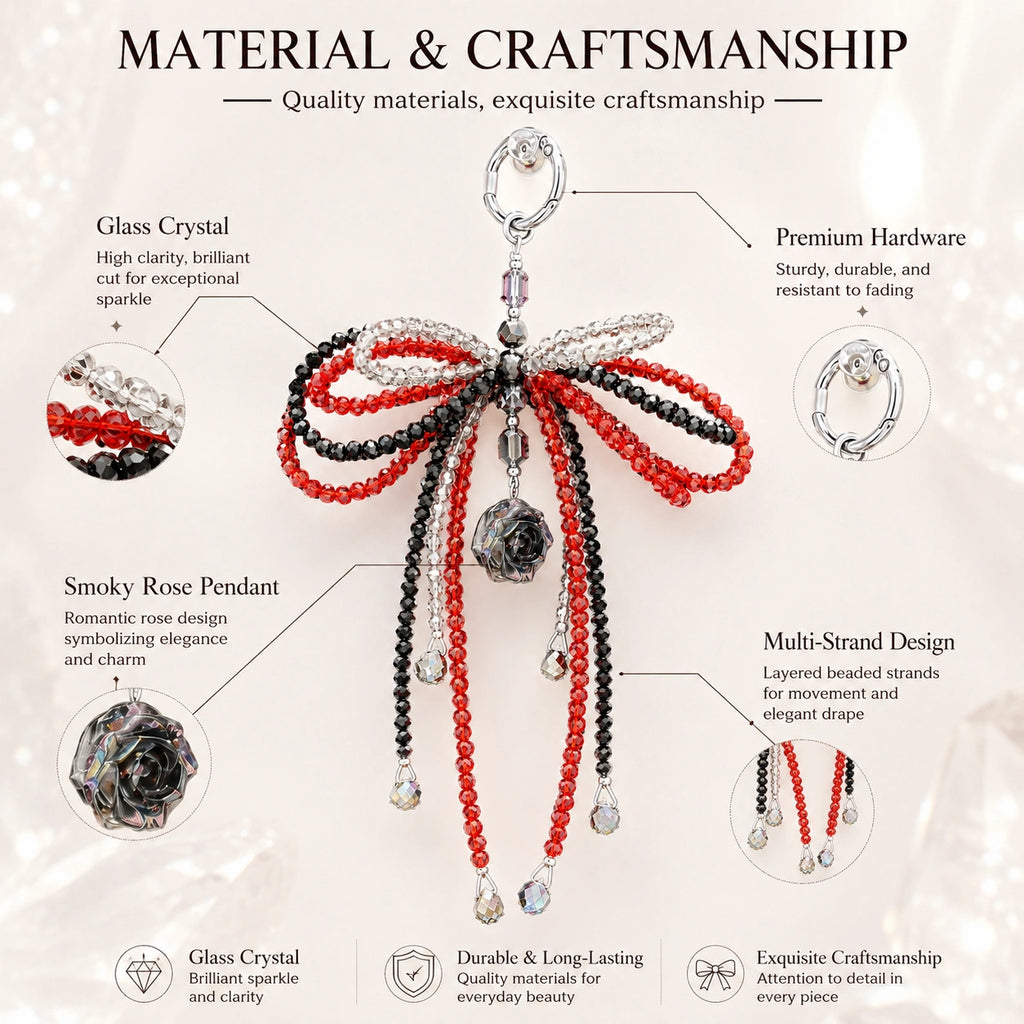 Crystal Tassel Lanyard
