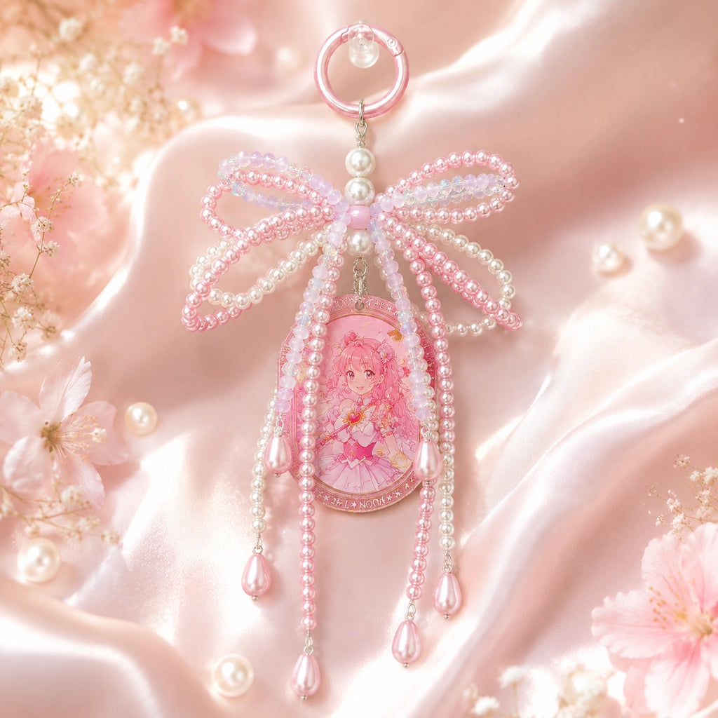 Sweet Pearl Bag Charm