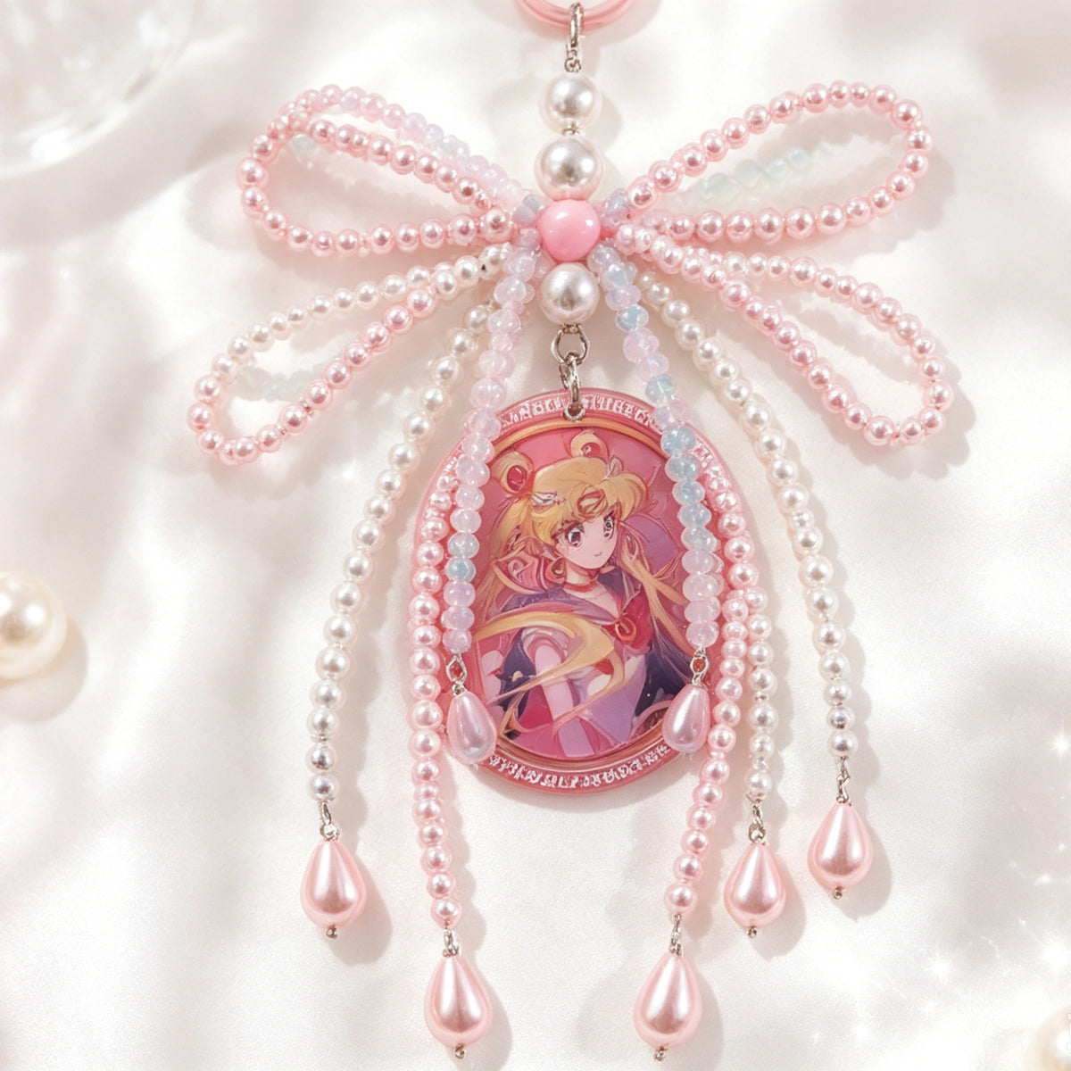 Anime Pearl Bow Charm