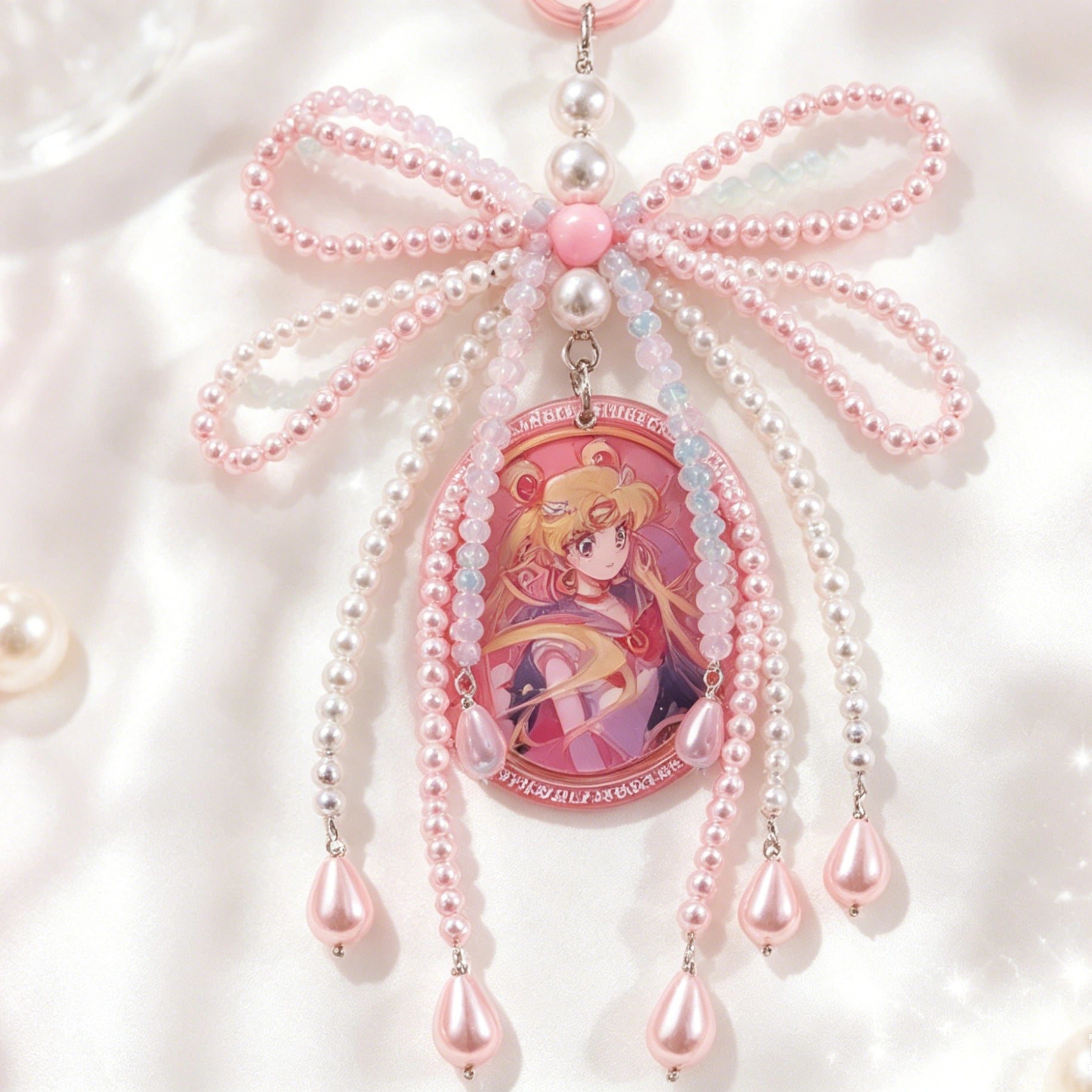 Anime Pearl Bow Charm