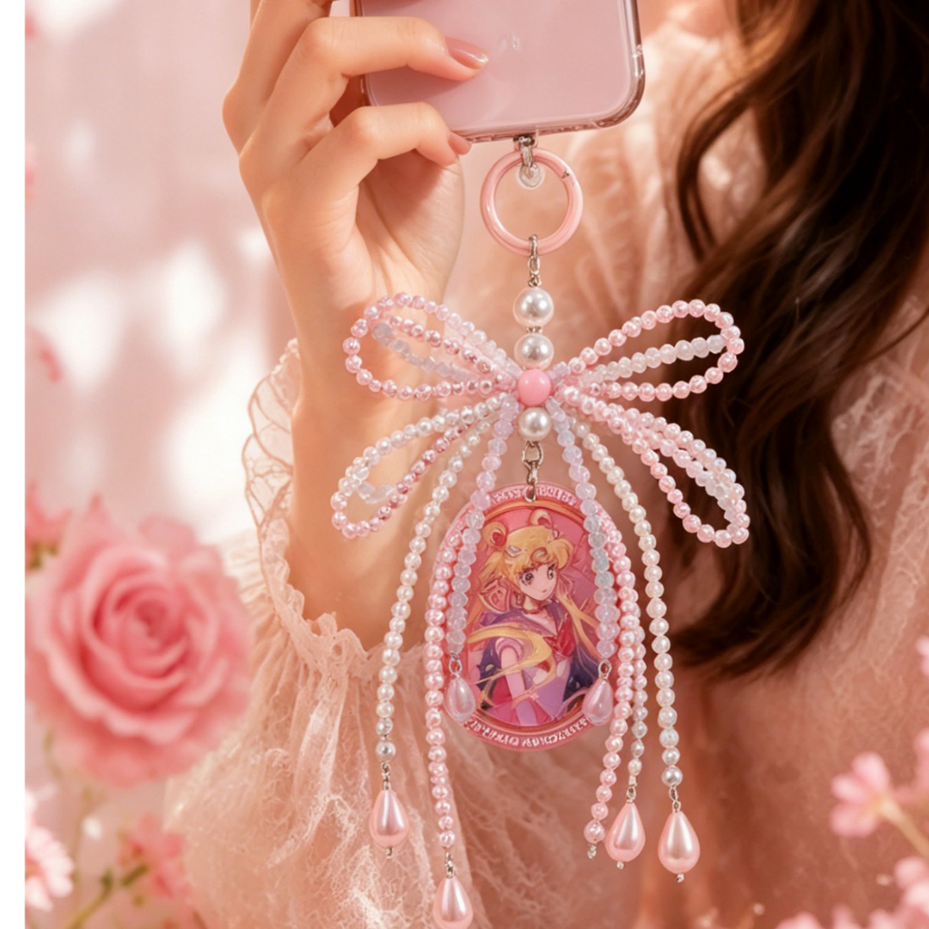 Sweet Pearl Bag Charm