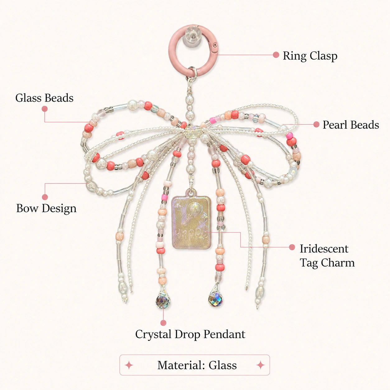 Cream Korean Accessory