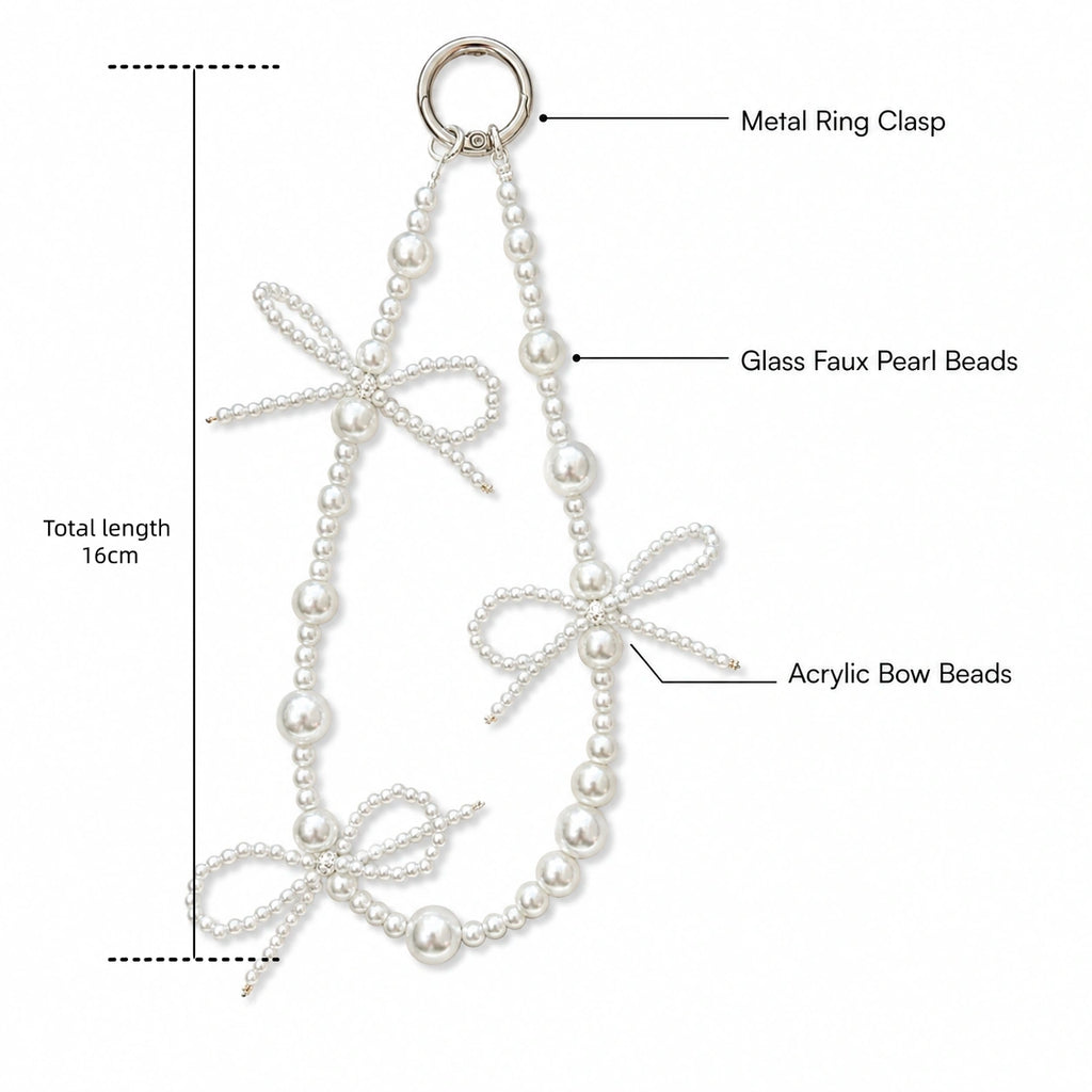 Graduated Pearl Lanyard
