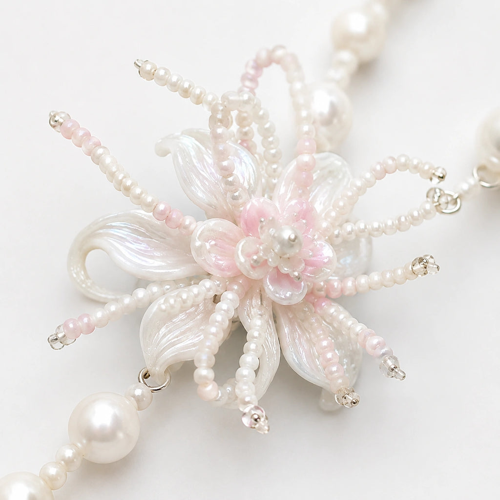 Soft Cream Bead Strap
