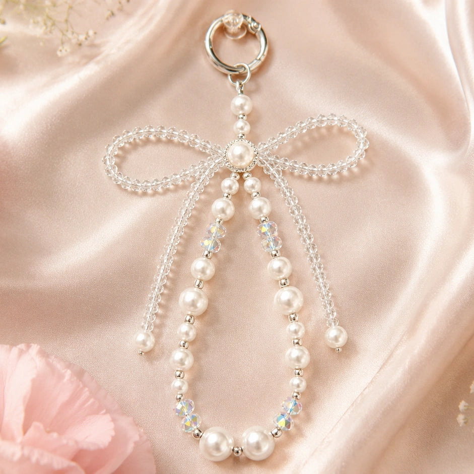 Minimal Pearl Phone Strap
