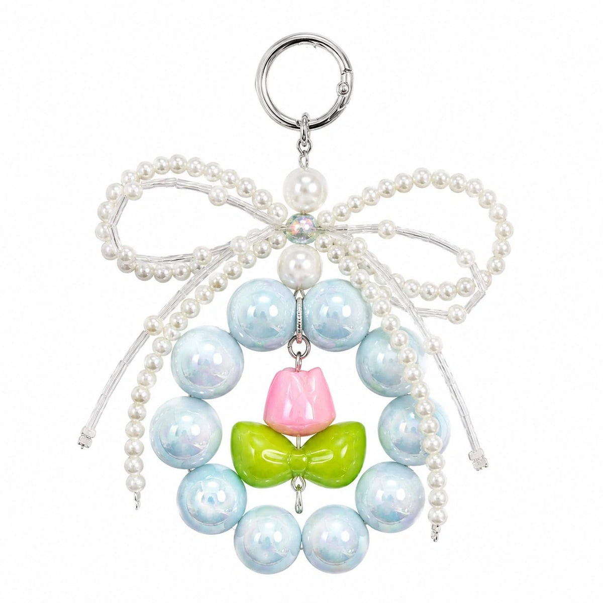Tulip Bow Bead Charm
