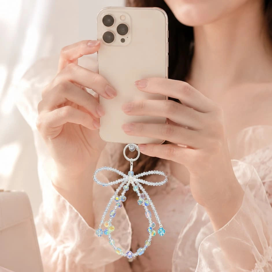 Crystal Tassel Phone Strap