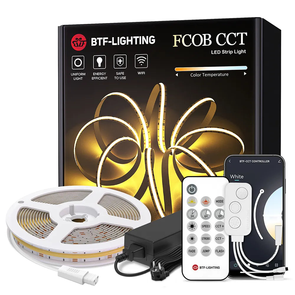 FCOB CCT LED Strip Kit