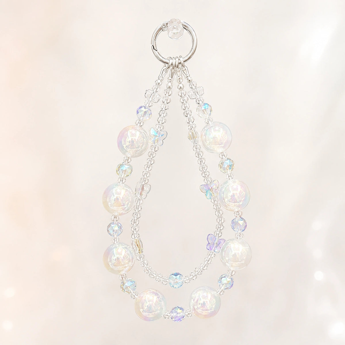White Butterfly Charm