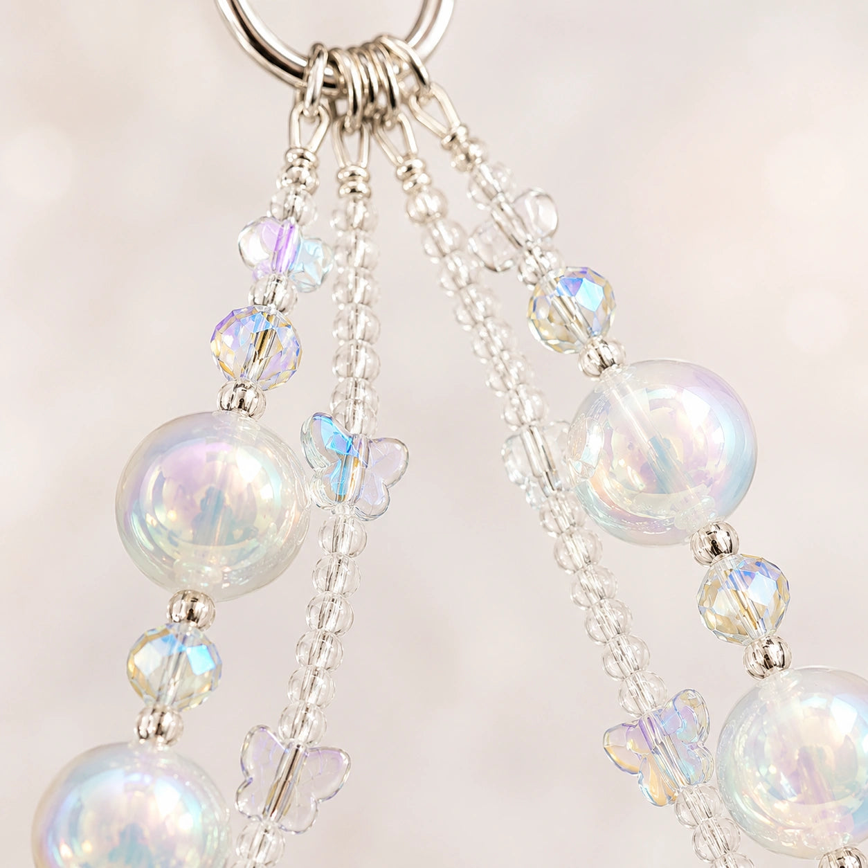 White Dreamy Bag Charm