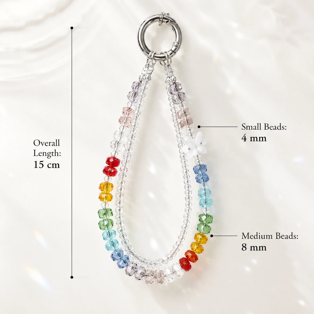 Rainbow Gradient Bead Strap