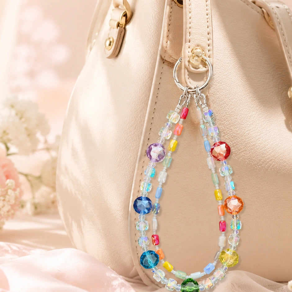 Colorful Bead Phone Strap