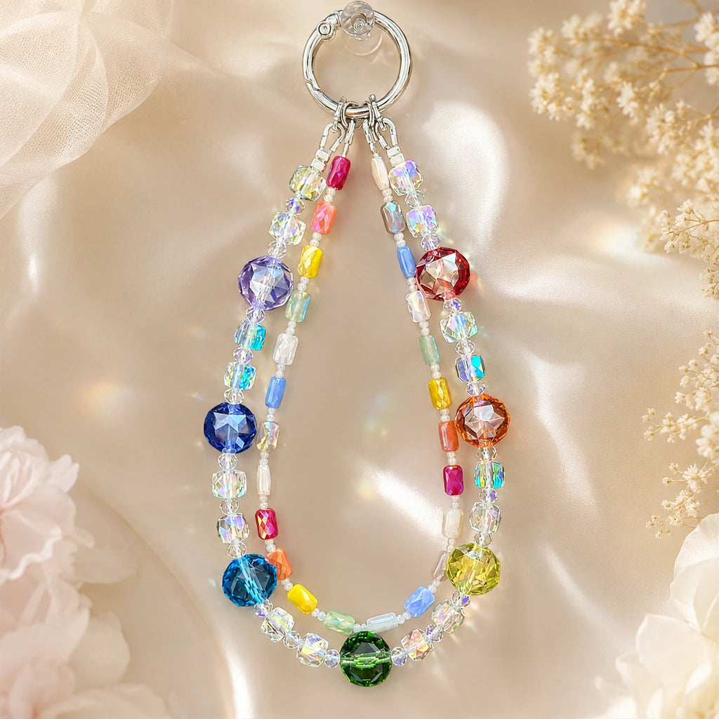 Vibrant Crystal Lanyard