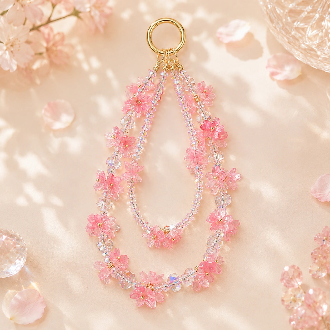 Spring Flower Bag Charm