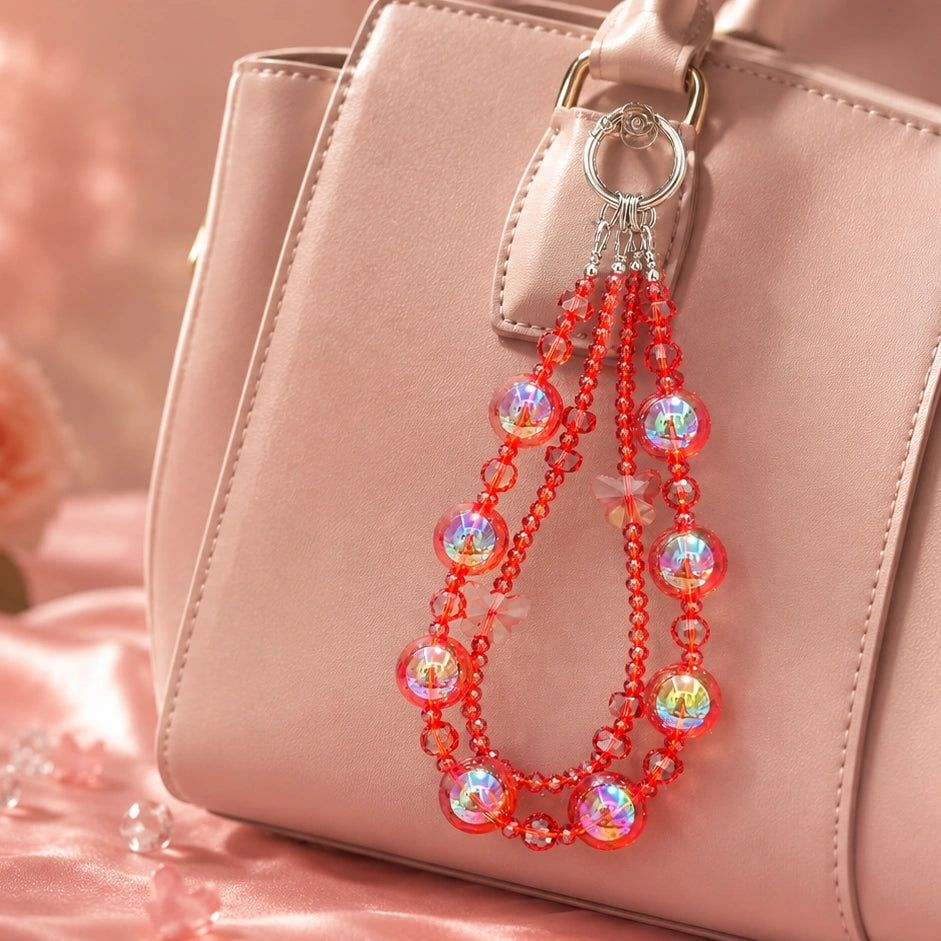 Red Glow Bead Charm