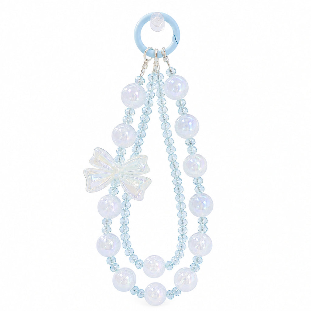 Ice Blue Bow Charm