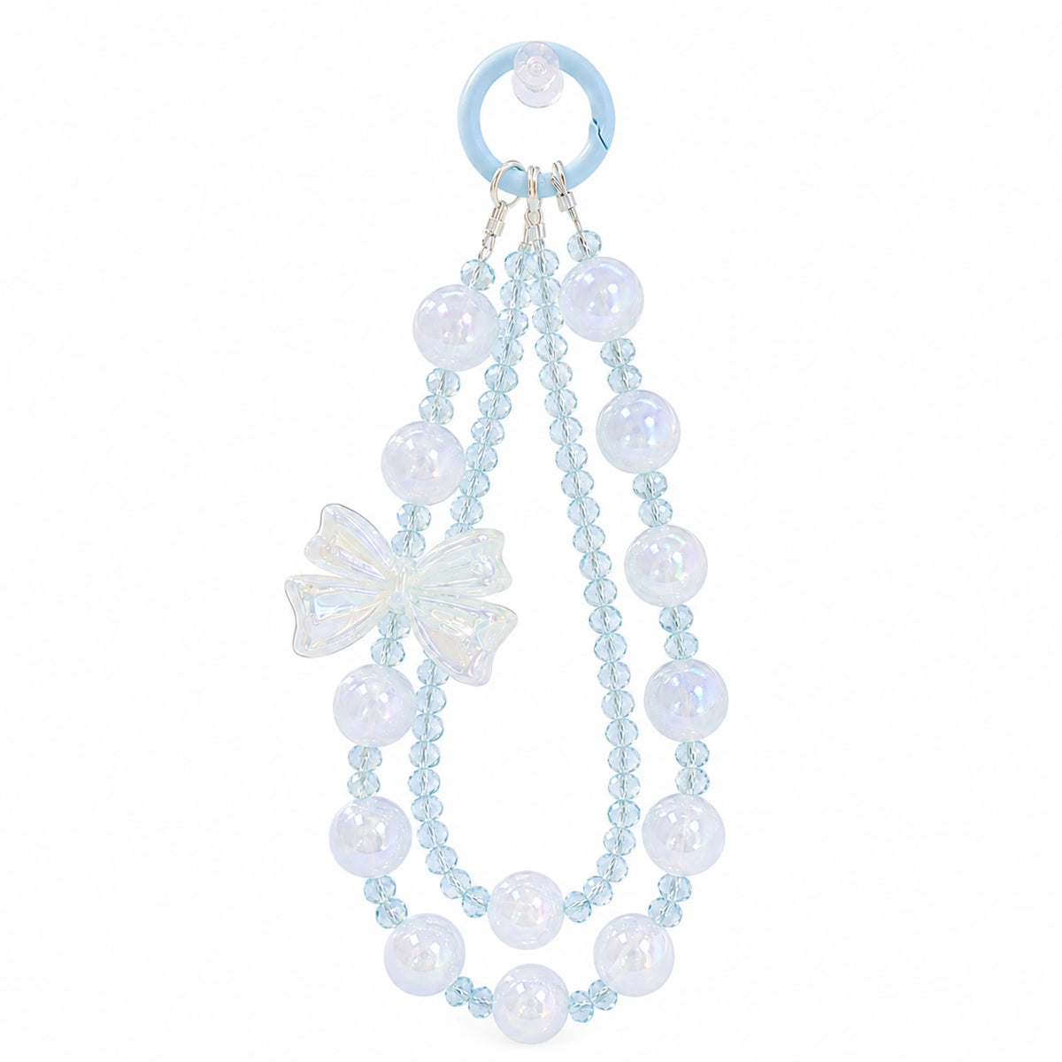 Ice Blue Bow Charm