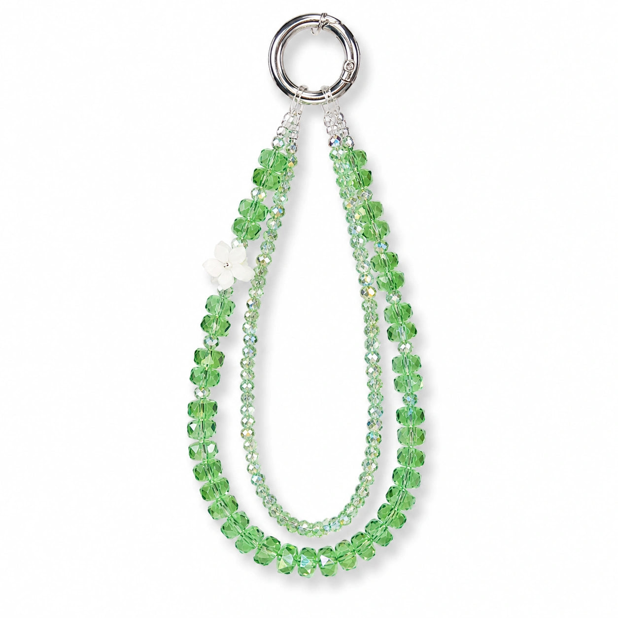 Mint Green Flower Charm