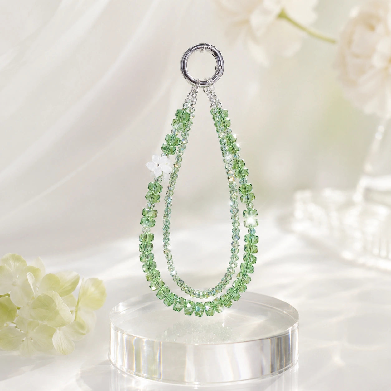 Summery Green Bag Charm