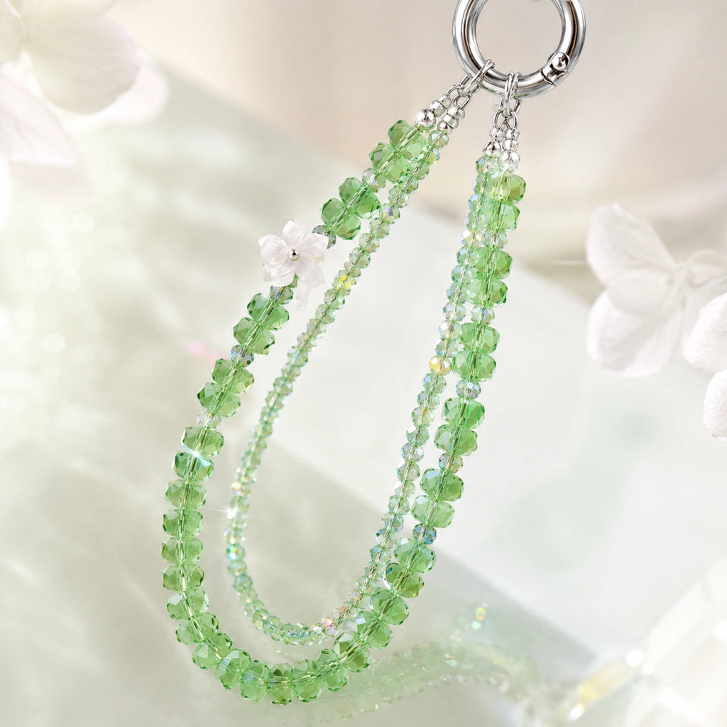 Clear Green Crystal Strap