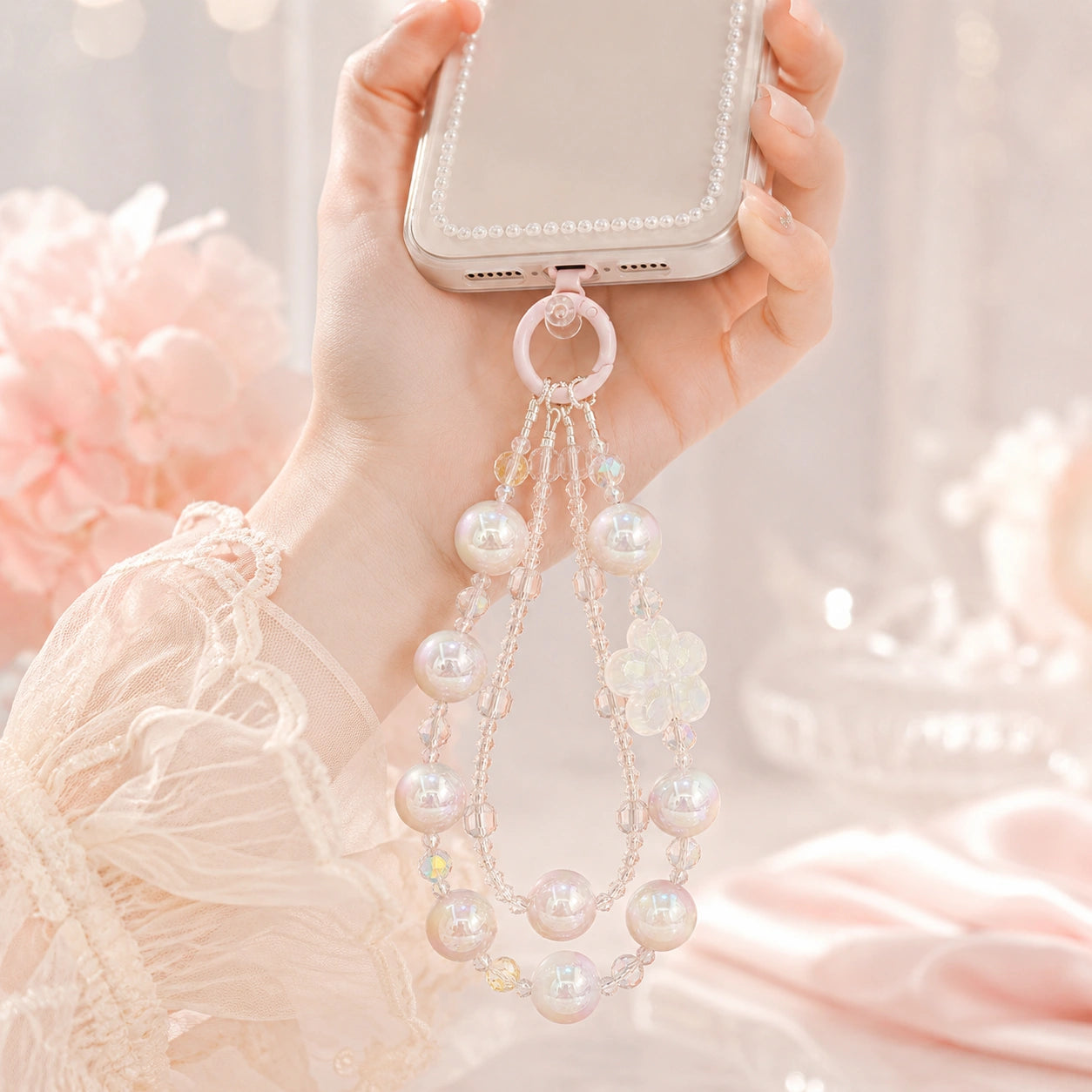 Floral Bag Charm