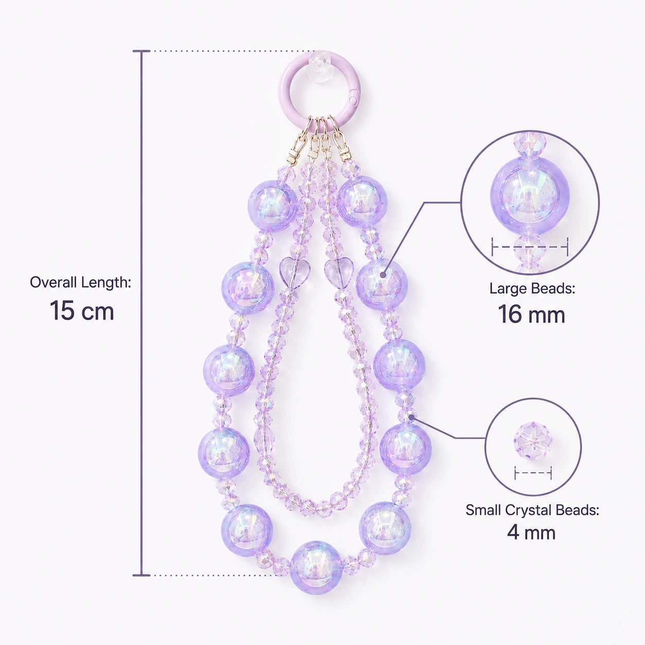 Sweet Lavender Bag Charm