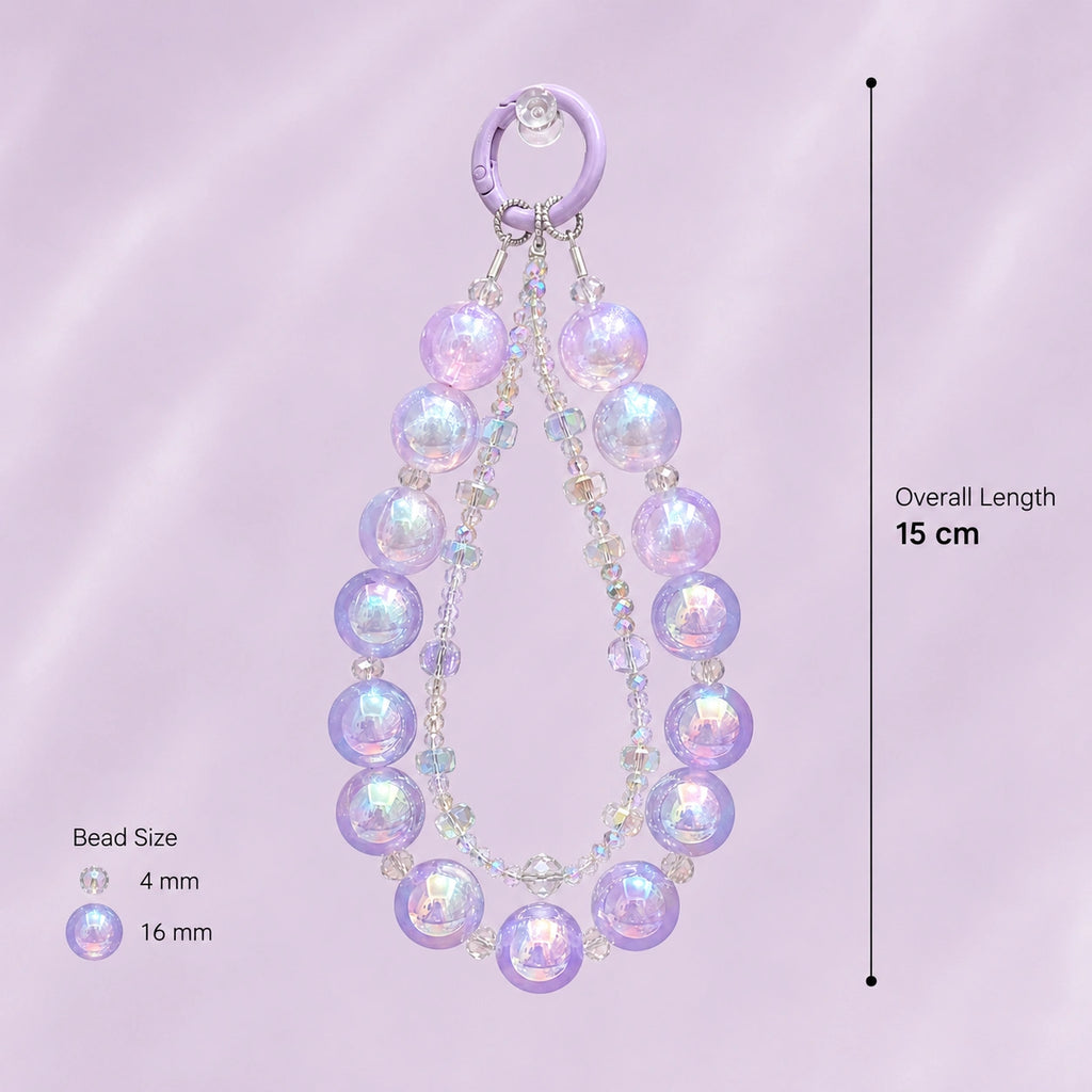 Soft Iridescent Phone Lanyard