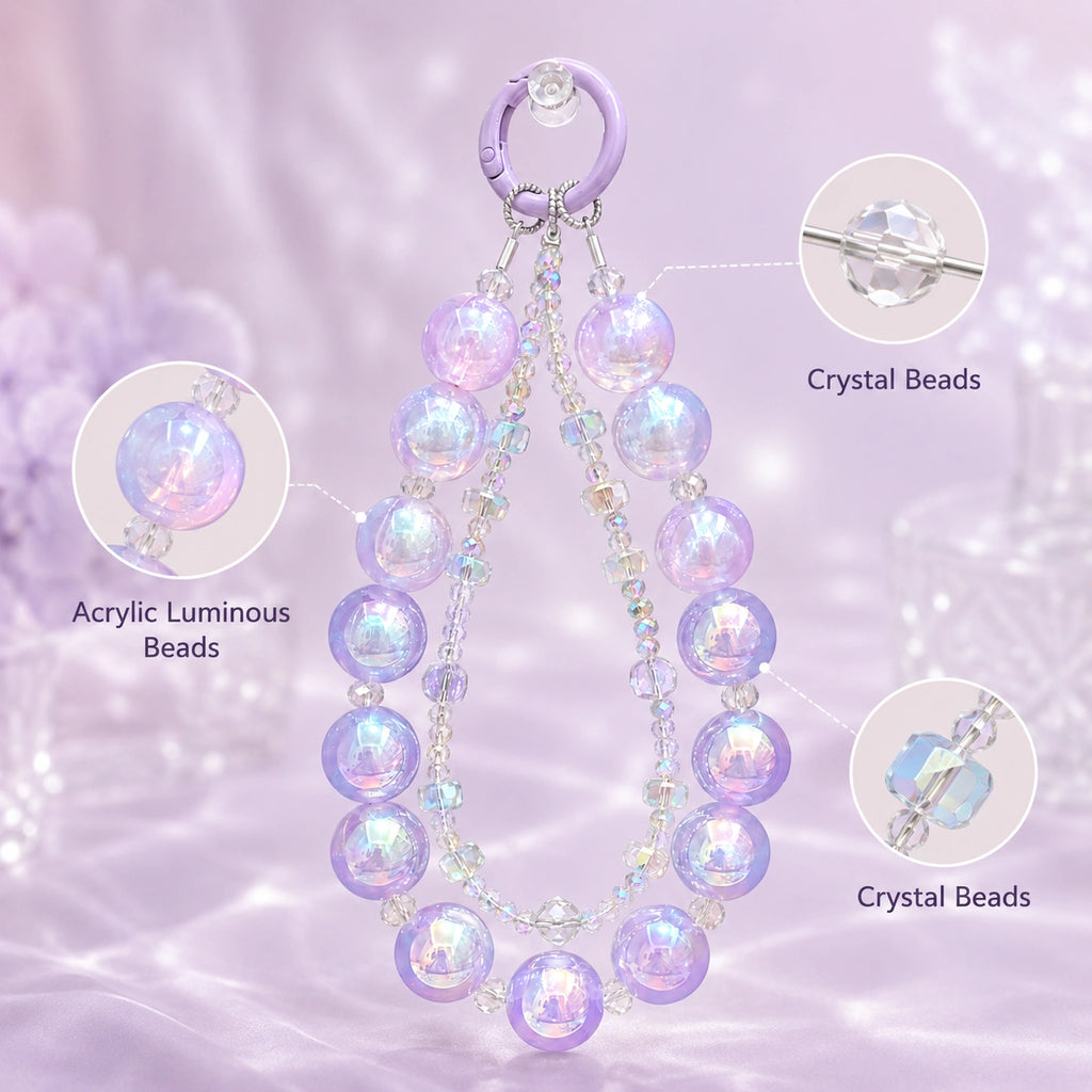 Dreamy Bead Bag Charm