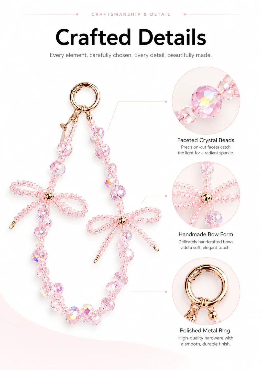 Iridescent Pink Crystal
