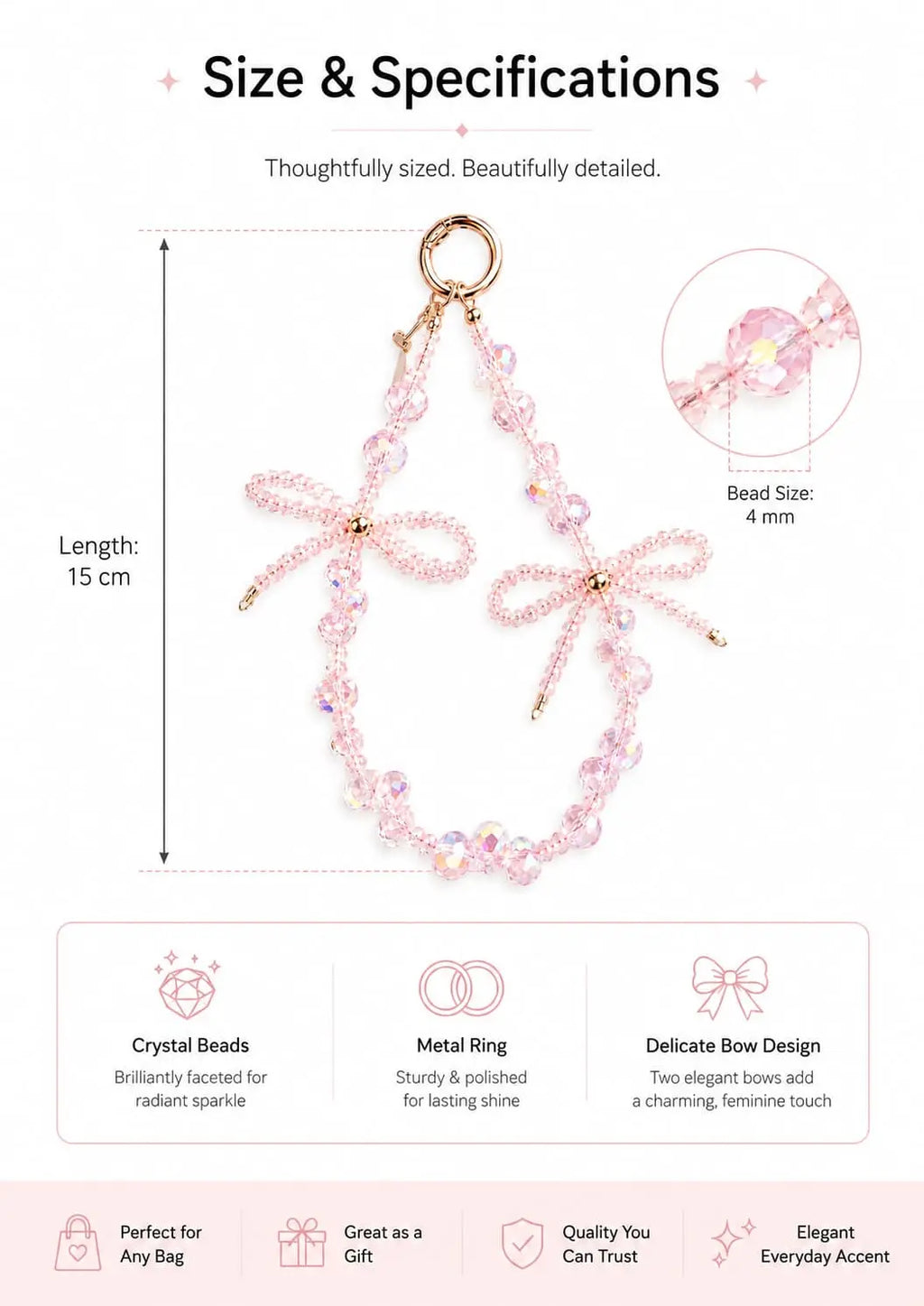 Iridescent Pink Crystal