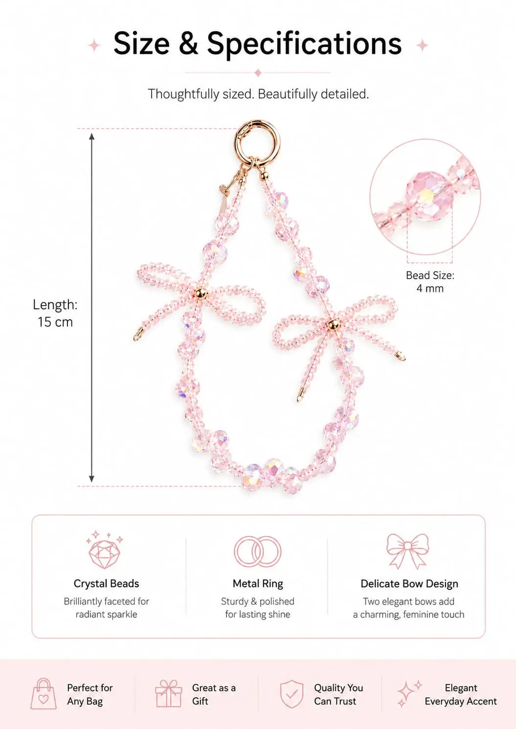 Iridescent Pink Crystal